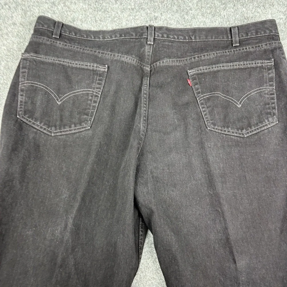 Vintage Levi's 505 Jeans Mens 50x30 (Fits 48x29) Black Relaxed Fit Skater Baggy